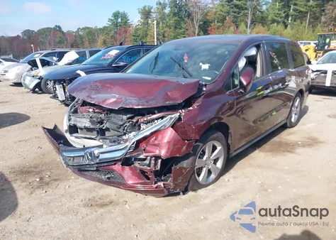 2019 Honda Odyssey Ex-L из США, поврежденный, VIN 5FNRL6H78KB009259